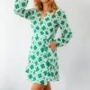 The Big Mistake | St. Patricks Day Wrap Dress