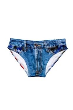 The Chattahoochee Daddy | Denim Print USA Swim Brief 8 The Chattahoochee Daddy | Denim Print USA Swim Brief -Clothing Store 04 23SwimBriefs 7