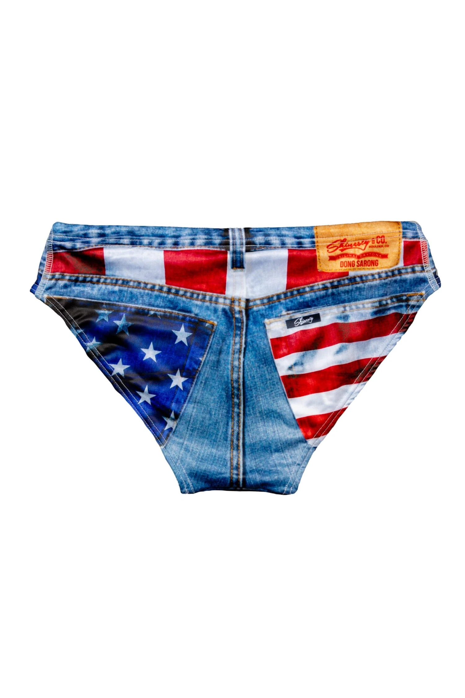 The Chattahoochee Daddy | Denim Print USA Swim Brief 3 The Chattahoochee Daddy | Denim Print USA Swim Brief