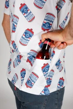 The Diesel | Budweiser Short Sleeve Hawaiian -Clothing Store 05 20BudweiserStudio SwimLayflats VisorShades 6383