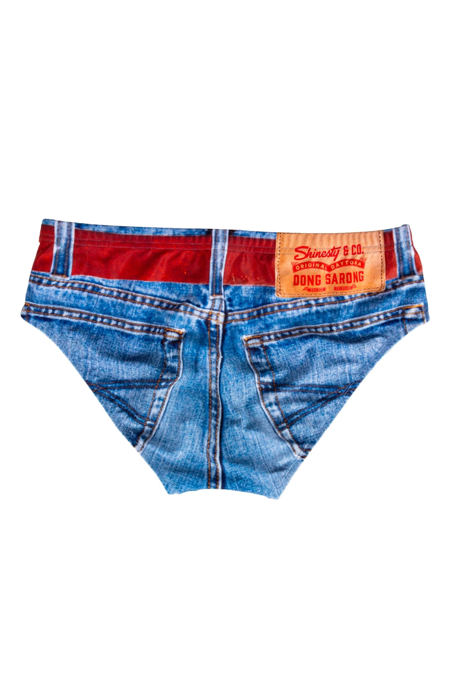 The Ranch Hand | Western Denim Printed Swim Brief 4 The Ranch Hand | Western Denim Printed Swim Brief - Image 2