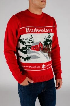 The Classic | Budweiser Ugly Christmas Sweater -Clothing Store 08 07 2020 Xmas Sweaters Underwear Turtlenecks Thanksgiving Studio 4655