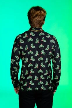 The Mistle Head To Toe | Mistletoe Print Christmas Turtleneck -Clothing Store 08 26 Christmas LeisureIMG 0345