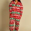 The Red Ryder | Ladies Unisex Knit Print Christmas Onesie -Clothing Store 08 26 Christmas LeisureIMG 1024 Edit