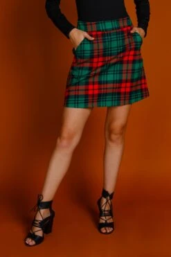 The Lincoln Log Love Lady | Women's Green Plaid Christmas Suit -Clothing Store 08 27 Christmas FormalIMG 2725 Edit 69da24c0 0735 4e20 9056 0a22d8332f99