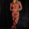 The Poinsettia Playboy | Red Plaid Christmas Flight Suit