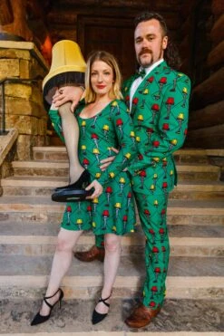 The Fragile | Leg Lamp Christmas Skater Dress -Clothing Store 09 12 Christmas VailHouse FormalIMG 0280