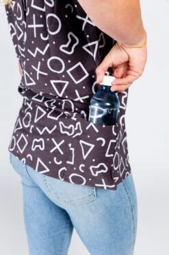 The Loading Screen | Black And White Button-Up Shirt Inspired By Playstation -Clothing Store 10 30 Playstation 1868