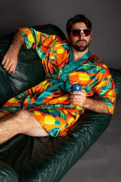 The Cruise Ship Casanova | Hawaiian Party Kimono -Clothing Store 11 20 18 1029