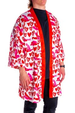 The Hot-Blooded Handbook | Valentine's Day Party Kimono -Clothing Store 16A9368