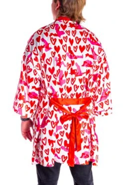 The Hot-Blooded Handbook | Valentine's Day Party Kimono -Clothing Store 16A9370