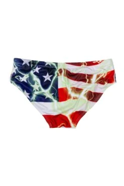 The Deciders | American Flag Eagle Swim Brief -Clothing Store 2019 03 29 S SwimLayflats MR 11