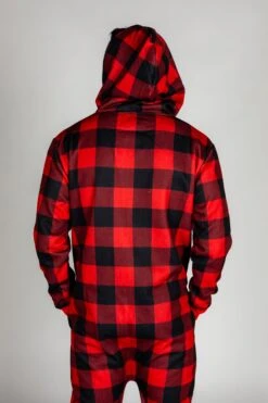 The Lumbersexual | Buffalo Check Adult Onesie -Clothing Store 20200911 XmasCatalog EY4A5533