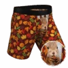The Acorn Hoard | Squirrel Long Leg Ball Hammock® Pouch Underwear With Fly -Clothing Store AcornHoardSquirrelLongBXWFly