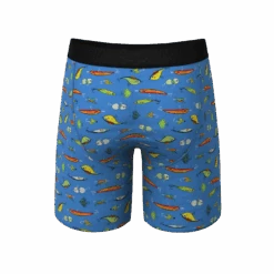 The Bait And Tackle | Bass Long Leg Ball Hammock® Pouch Underwear With Fly -Clothing Store BaitandTackleBassLongBXWFly5