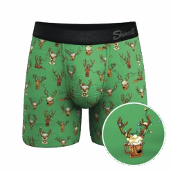 The Blitzened | Reindeer Beer Ball Hammock® Pouch Underwear