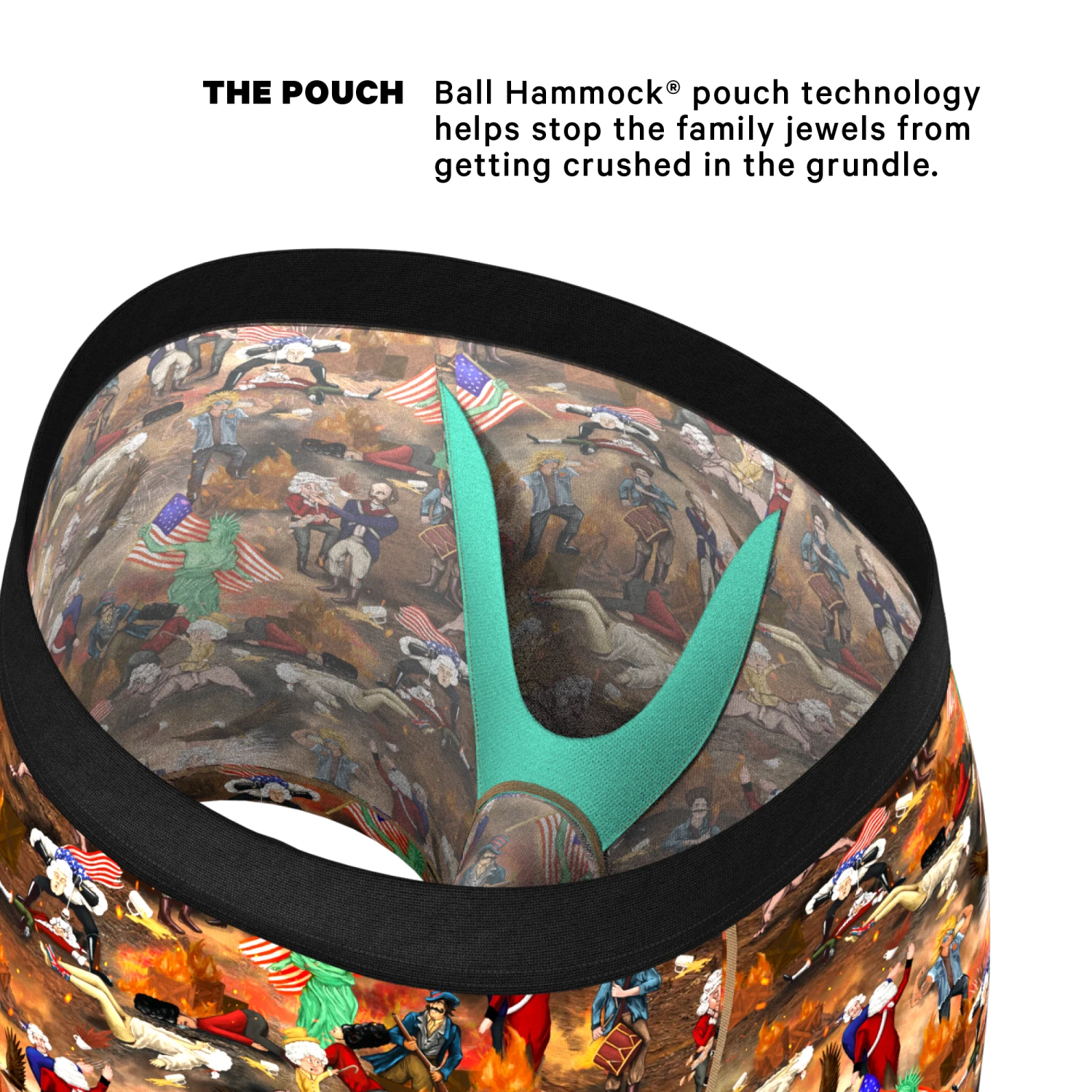 The Boston Tea Bag Party | Patriotic Ball Hammock® Pouch Underwear 4 The Boston Tea Bag Party | Patriotic Ball Hammock® Pouch Underwear - Image 2