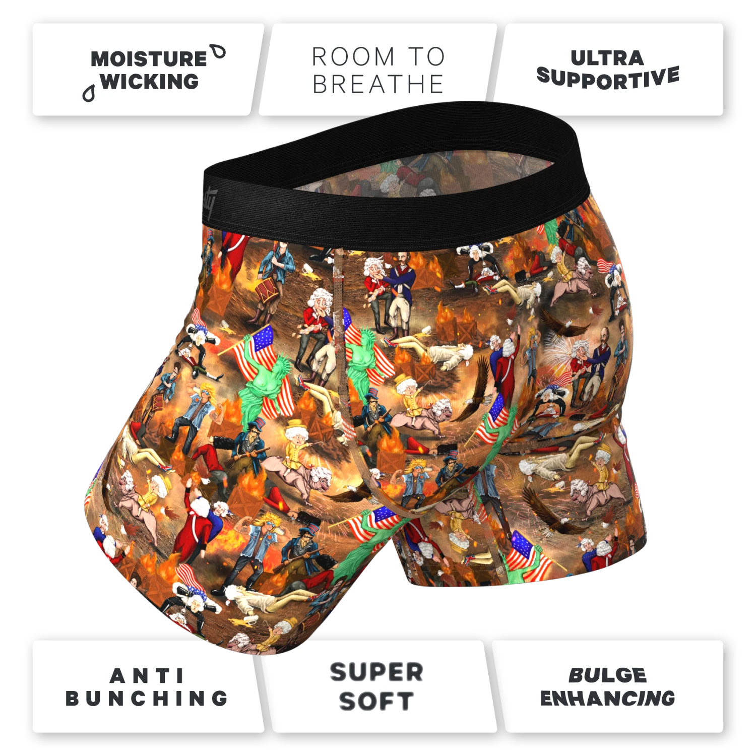 The Boston Tea Bag Party | Patriotic Ball Hammock® Pouch Underwear 6 The Boston Tea Bag Party | Patriotic Ball Hammock® Pouch Underwear - Image 4