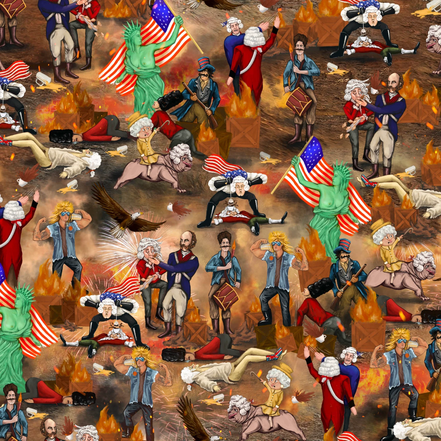 The Boston Tea Bag Party | Patriotic Ball Hammock® Pouch Underwear 8 The Boston Tea Bag Party | Patriotic Ball Hammock® Pouch Underwear - Image 6