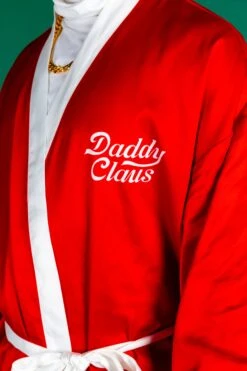 The Daddy Claus | Red Santa Christmas Kimono -Clothing Store Christmas Kimonos Pajameralls MLR IMG 8266