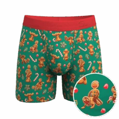 The Ginger Rail | Gingerbread Ball Hammock® Pouch Underwear