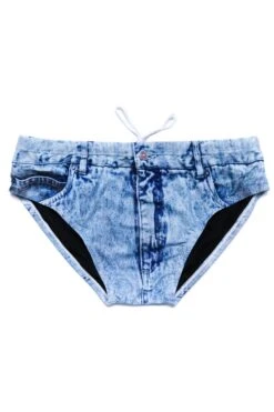 The Assid Washers | Faux-Denim Swim Brief -Clothing Store IMG 5144
