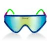 The Boatercycle | Blue And Gold Mirrored Macho Polarized Sunglasses