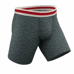 The Koala Camo | Heather Grey Long Leg Ball Hammock® Pouch Underwear With Fly