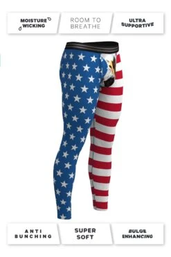 The Mascot | American Flag Ball Hammock® Long Johns -Clothing Store MascotLongJohn4