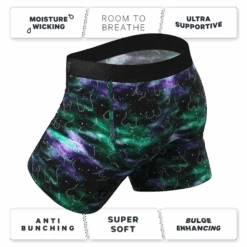 The Milky Way | Northern Lights Ball Hammock® Pouch Underwear -Clothing Store NorthernLightsBoxerStndrd4