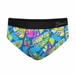 The Oahu Rendezvous | Tropical Leaves Ball Hammock® Pouch Underwear Briefs