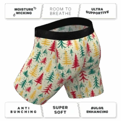 The Pine Tree Playboy | Retro Christmas Trees Long Leg Ball Hammock® Pouch Underwear With Fly 10 The Pine Tree Playboy | Retro Christmas Trees Long Leg Ball Hammock® Pouch Underwear With Fly -Clothing Store PineTreePlayboyRetroChristmasTreesLongbxWFly4