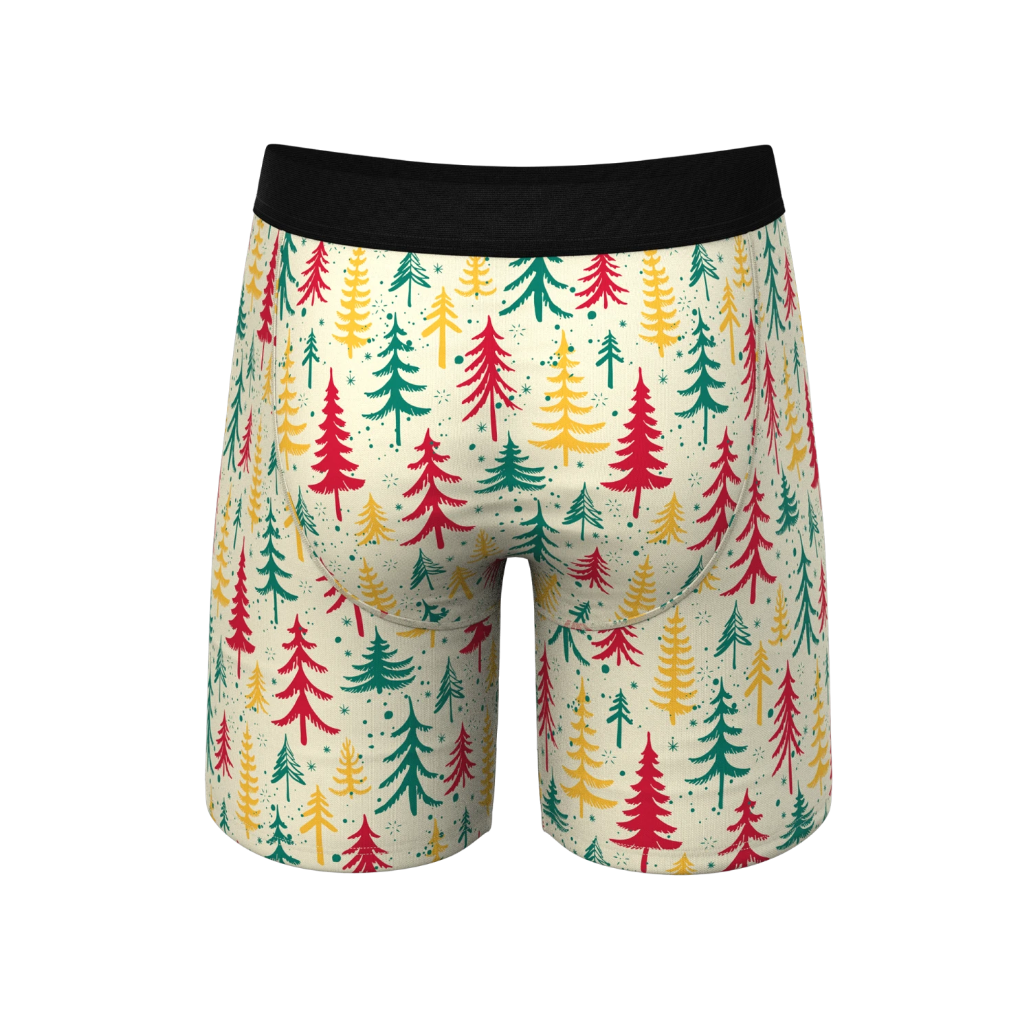 The Pine Tree Playboy | Retro Christmas Trees Long Leg Ball Hammock® Pouch Underwear With Fly 7 The Pine Tree Playboy | Retro Christmas Trees Long Leg Ball Hammock® Pouch Underwear With Fly - Image 5
