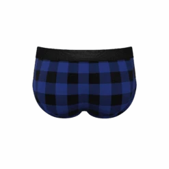 The Precious Plums | Blue Plaid Ball Hammock® Pouch Underwear Briefs -Clothing Store PreciousPlumsBluePlaidBriefs5