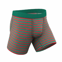 The Stripe Club | Christmas Striped Ball Hammock® Pouch Underwear -Clothing Store StripeClubChristmasStripedBoxerStndrd3