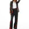 The Centerpiece | Poinsettia Women's Christmas Blazer