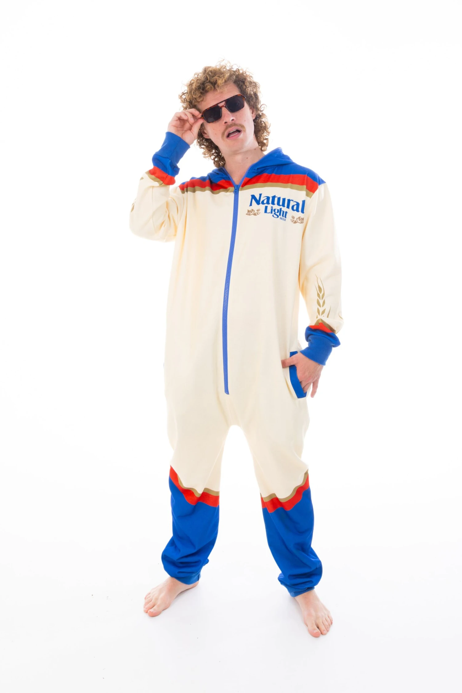 The Act Natural | Natural Light Retro Ski Onesie 4 The Act Natural | Natural Light Retro Ski Onesie - Image 2