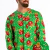 The Hot Cocoa-cuzzi | Mens Gingerbread Pajama Top