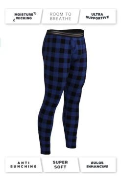 The Precious Plums | Blue Plaid Ball Hammock® Long Johns -Clothing Store ThePreciousPlums4