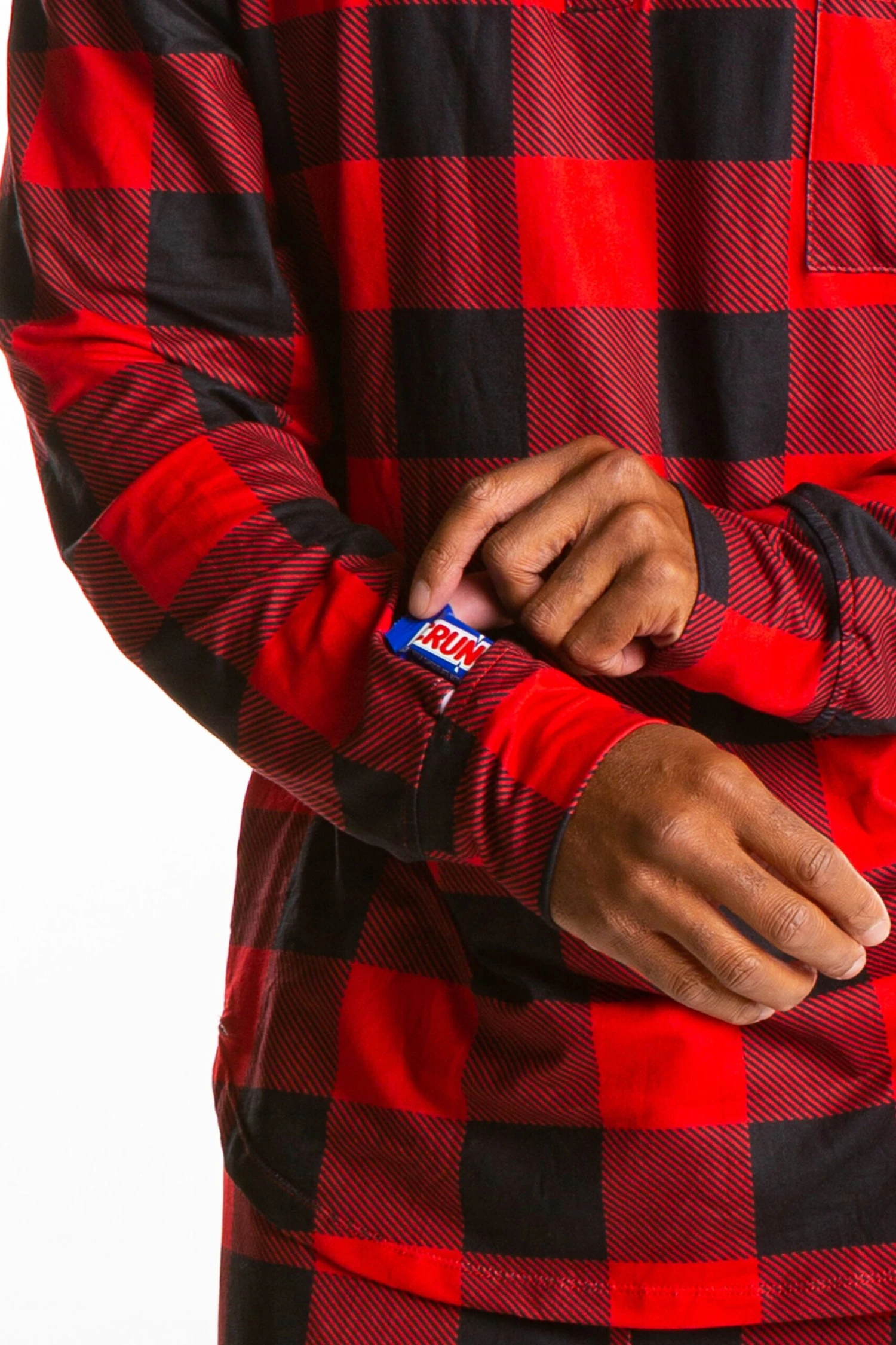The Red And Black Lumberjack | Mens Buffalo Check Pajama Top 5 The Red And Black Lumberjack | Mens Buffalo Check Pajama Top - Image 3