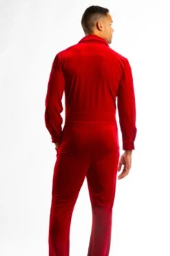 The Smoking Dens | Red Velvet Flight Suit -Clothing Store TheSmokingDensFS1837