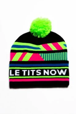 The Steep And Deep | Black And Neon Ski Beanie | Pre-Order | Ships Early December 2023
