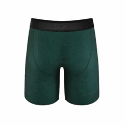 The Tree Falls | Forest Green Long Leg Ball Hammock® Pouch Underwear With Fly 11 The Tree Falls | Forest Green Long Leg Ball Hammock® Pouch Underwear With Fly -Clothing Store TreeFallsForestGreenBXWFly5