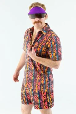 The Bay Breeze | Tropical Neon Ball Hammock® Pouch 5" Swim Trunks -Clothing Store junepipelinecopy